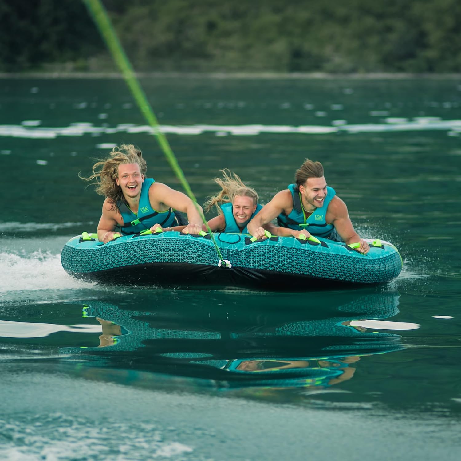Pack Bouée Tractée Gravity 2-3 Pers. avec Corde, pour Bateau & Jet Ski 4 Pack Bouée Tractée Gravity 2-3 Pers. avec Corde, pour Bateau & Jet Ski – Image 4