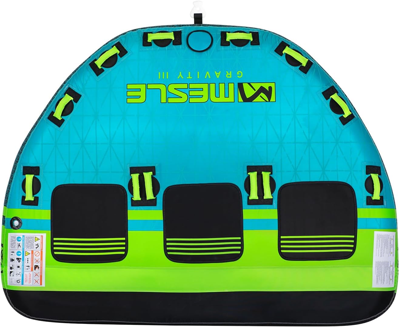 Pack Bouée Tractée Gravity 2-3 Pers. avec Corde, pour Bateau & Jet Ski 2 Pack Bouée Tractée Gravity 2-3 Pers. avec Corde, pour Bateau & Jet Ski – Image 2