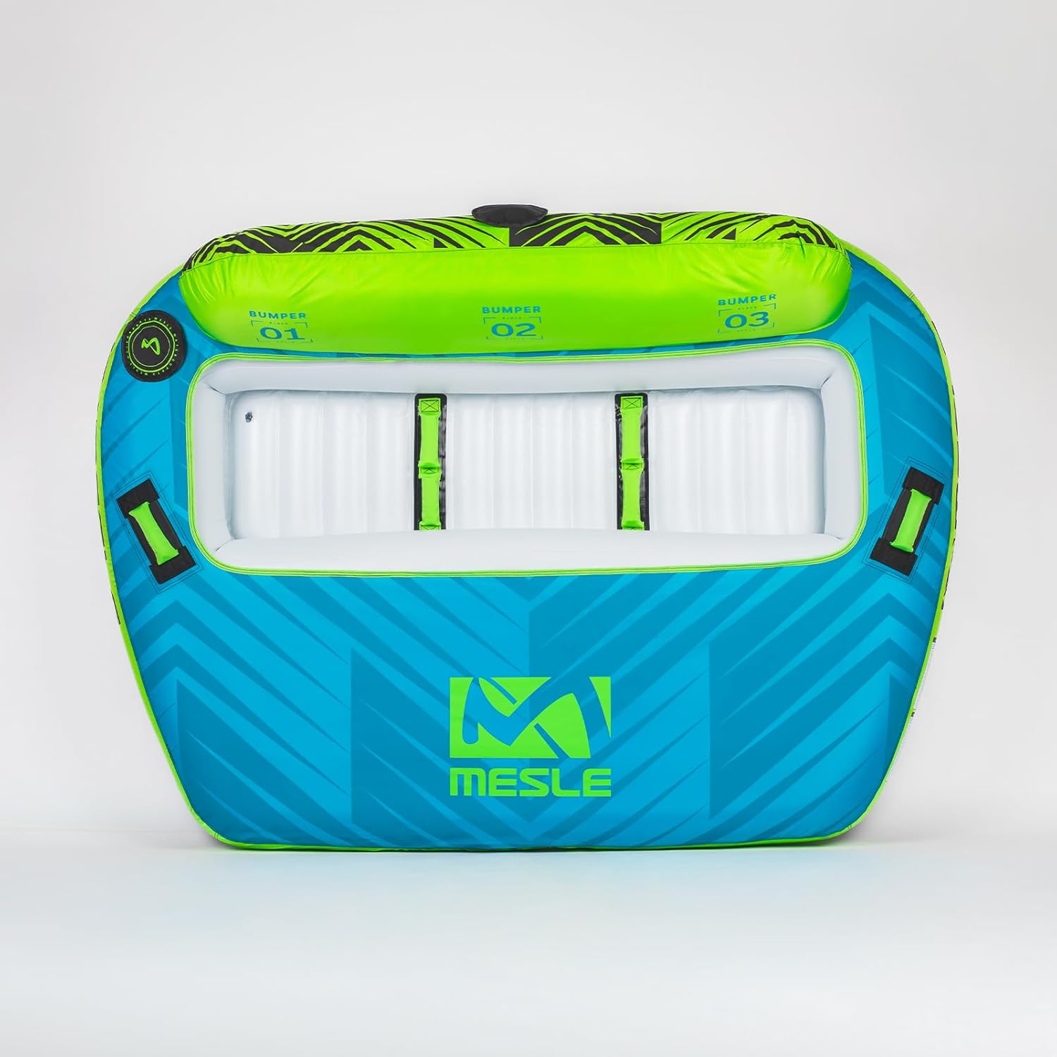 Pack Bouée Tractée 1-3 Places avec Corde pour Bateau & Jet Ski 2 Pack Bouée Tractée 1-3 Places avec Corde pour Bateau & Jet Ski – Image 2