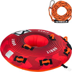 Bouée Tractée Orbit 1-2 Pers avec Corde - Gonflable Bateau