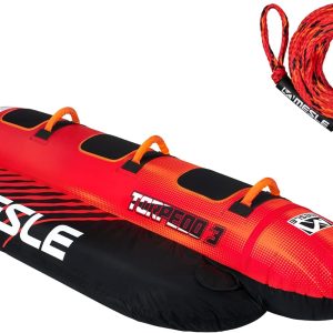 MESLE Tube Set Torpedo: Bouée Tractée 2-4 Pers., 840D Nylon, pour Enfants & Adultes, Sport Nautique Fun