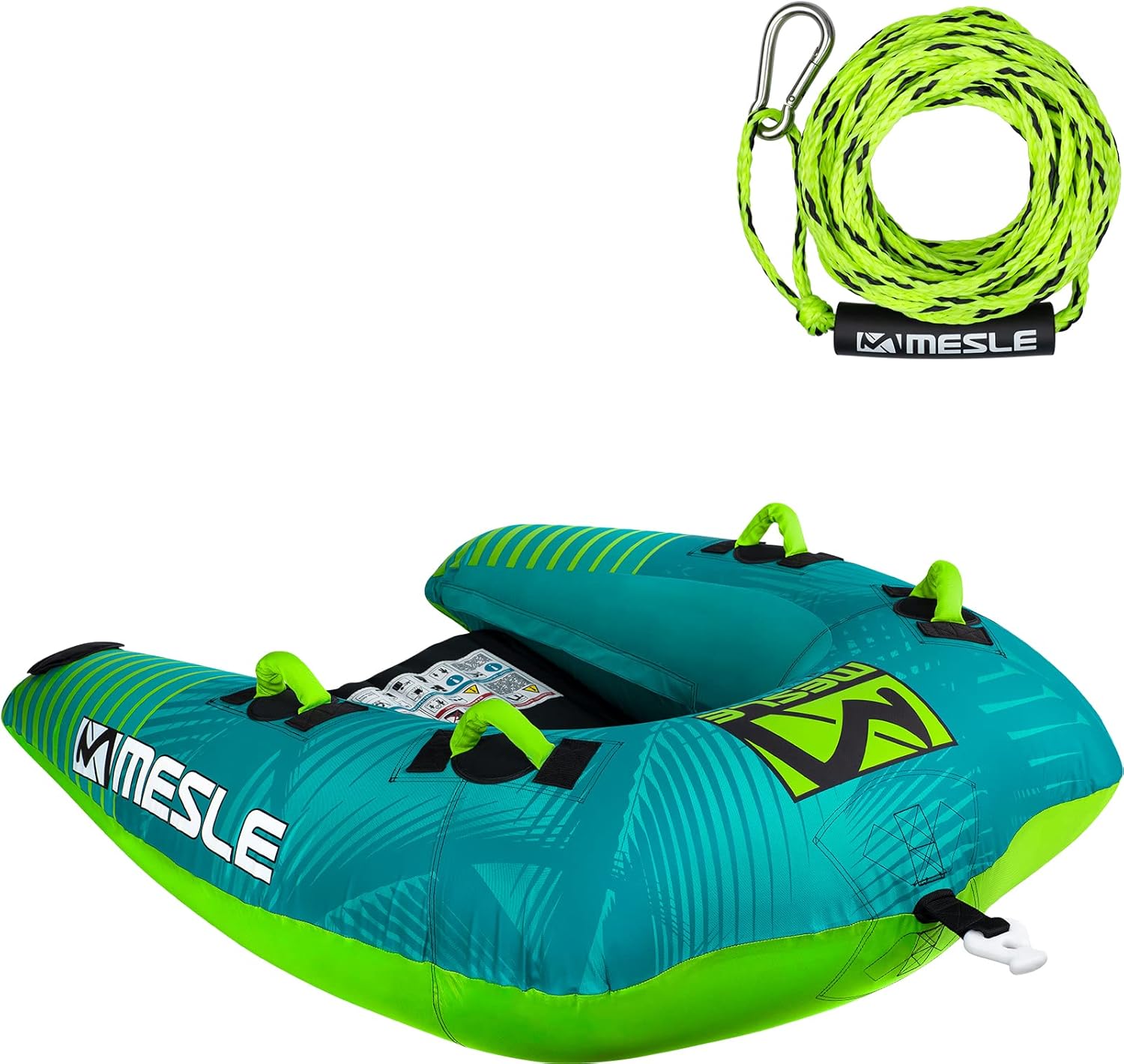 Pack Bouée Gonflable Wakester 1-2 Places avec Corde pour Bateau & Jet Ski 1 Pack Bouée Gonflable Wakester 1-2 Places avec Corde pour Bateau & Jet Ski