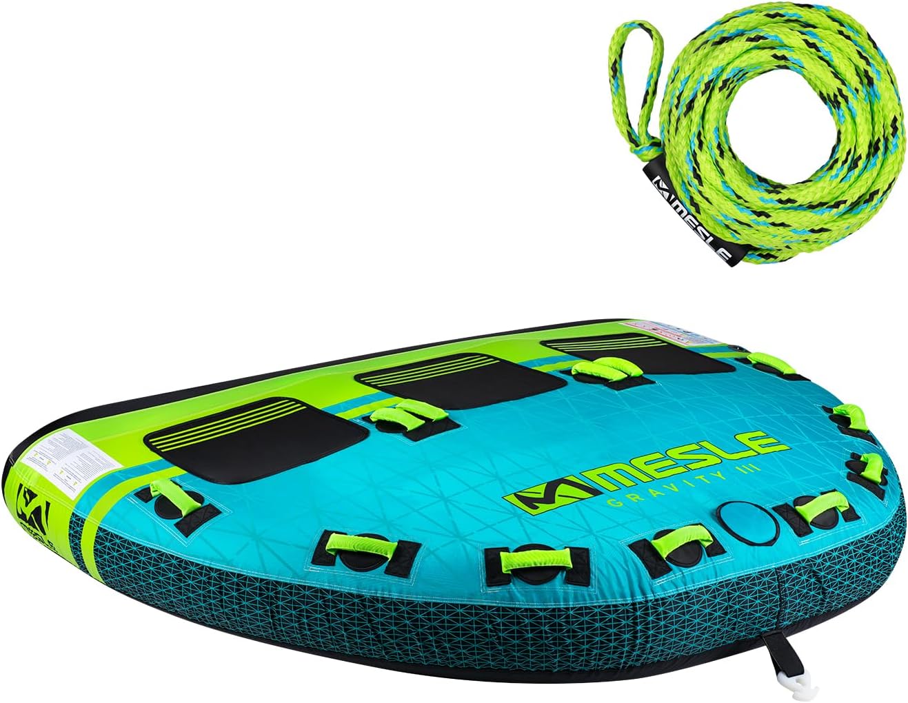 Pack Bouée Tractée Gravity 2-3 Pers. avec Corde, pour Bateau & Jet Ski 1 Pack Bouée Tractée Gravity 2-3 Pers. avec Corde, pour Bateau & Jet Ski